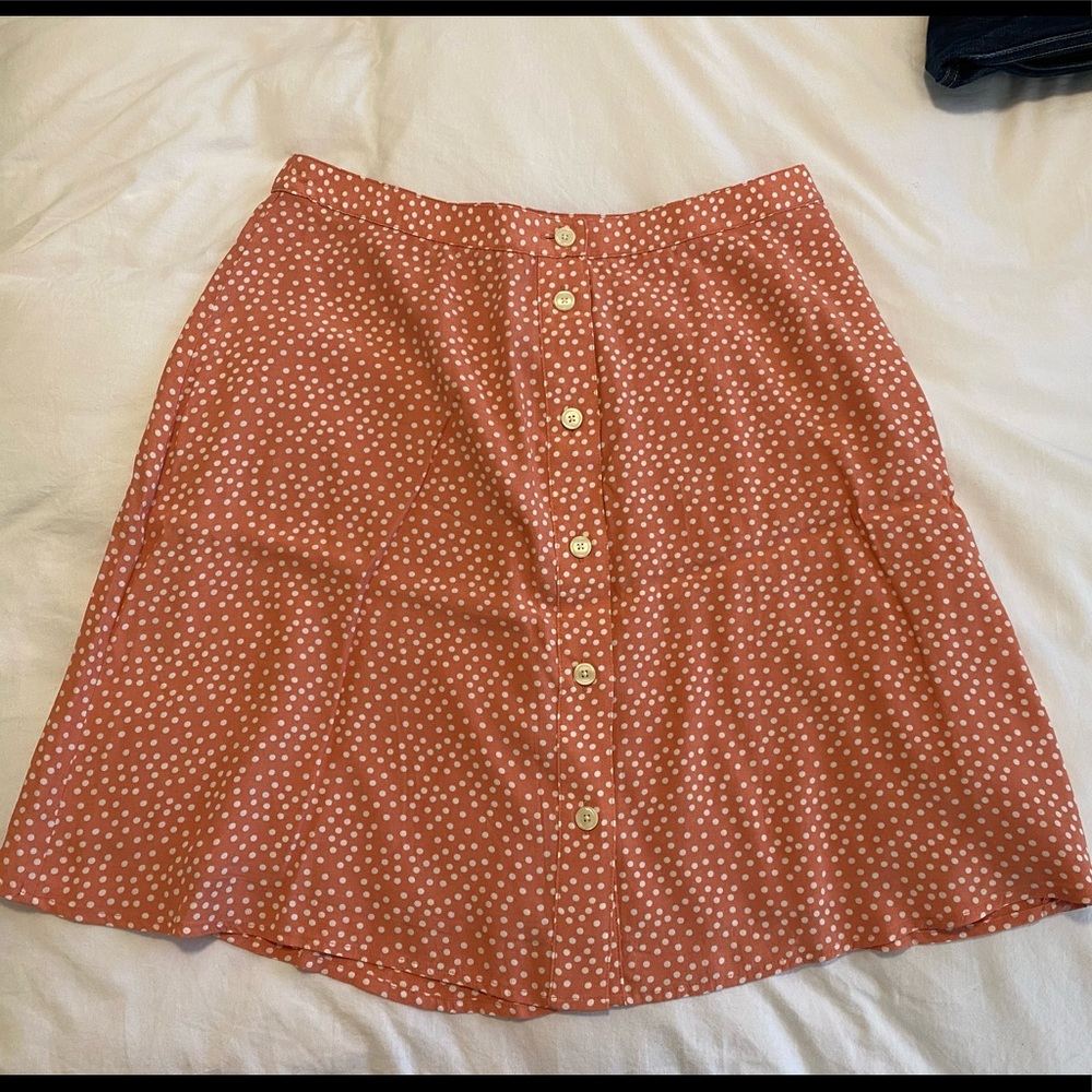 Gap Polka Dot Button Skirt